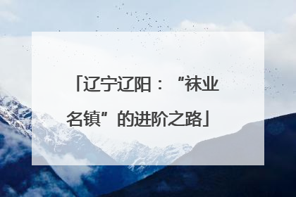 辽宁辽阳：“袜业名镇”的进阶之路